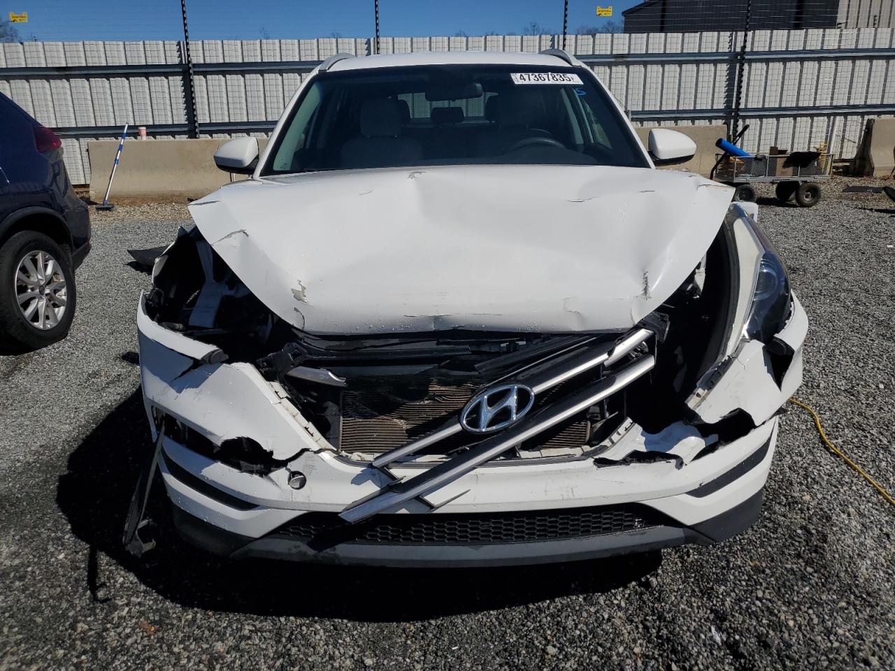 2018 Hyundai Tucson VIN KM8J33A41JU656096 Copart auction photo, front end damage thumbnail 5