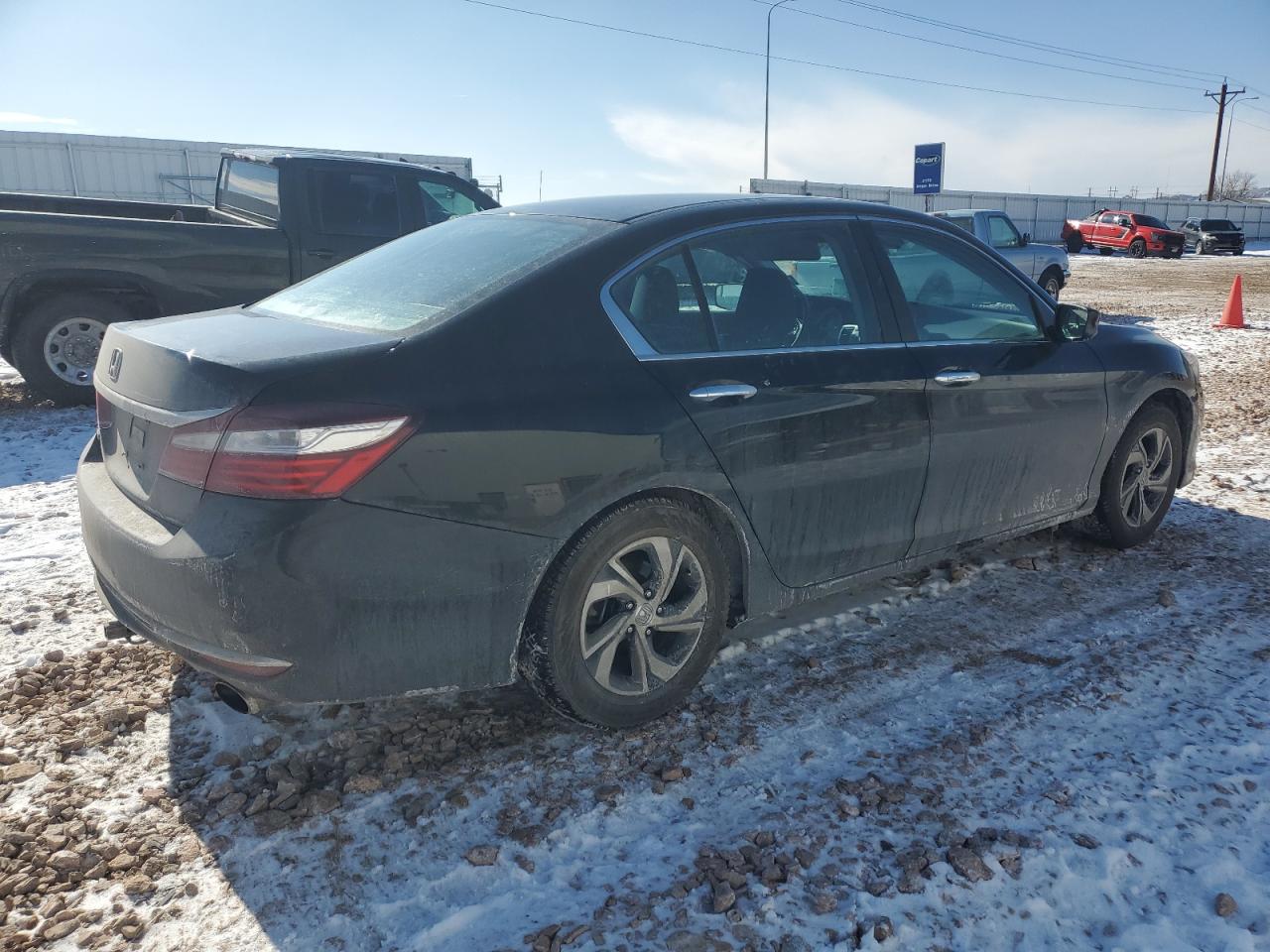 2016 Honda Accord VIN 1HGCR2F48GA110857 Copart auction photo, side damage thumbnail 3