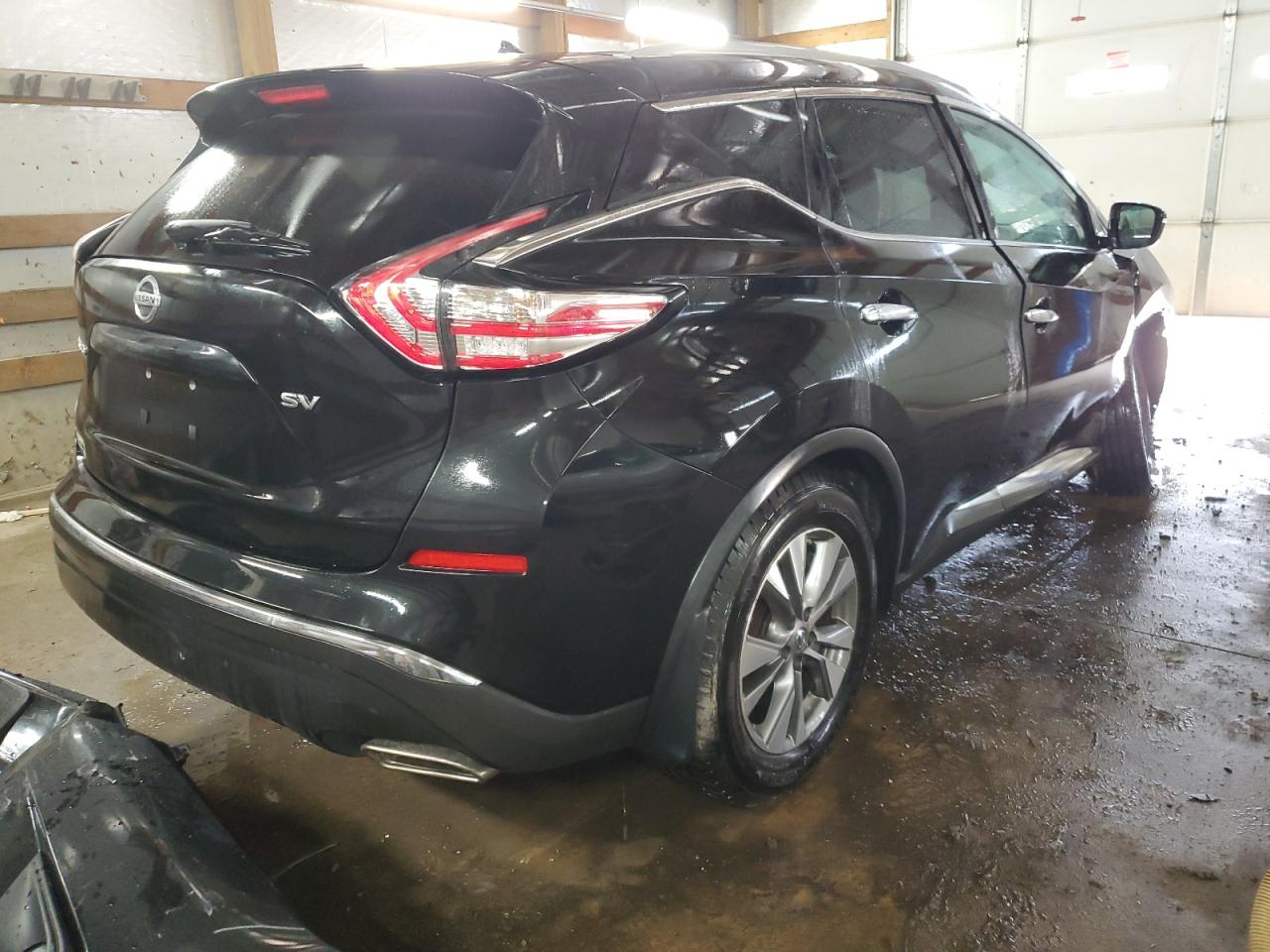 2015 Nissan Murano VIN 5N1AZ2MG5FN232825 Copart auction photo, front end / undercarriage damage thumbnail 3