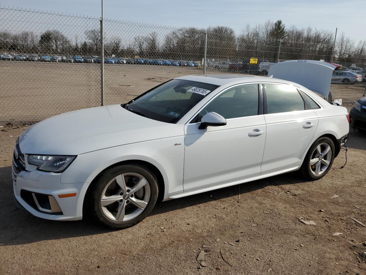 2019 Audi A4 VIN WAUDNAF48KA035012 - Copart auction photo