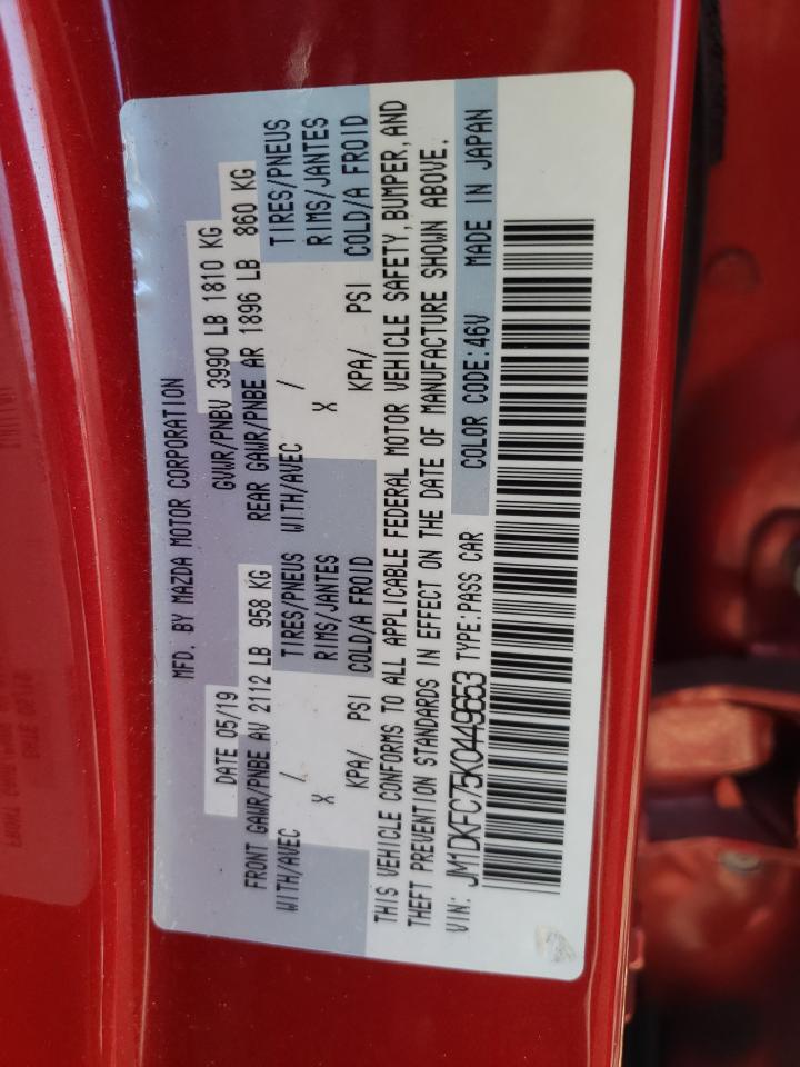 2019 Mazda CX-3 VIN JM1DKFC75K0449653 Copart auction photo, front end damage thumbnail 15