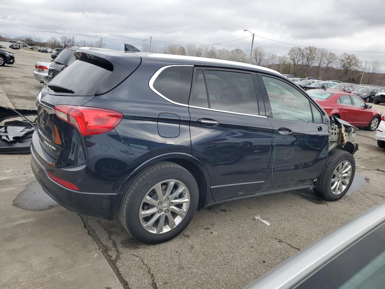 2020 Buick Envision VIN LRBFXCSA2LD034711 Copart auction photo, front end / mechanical damage thumbnail 3