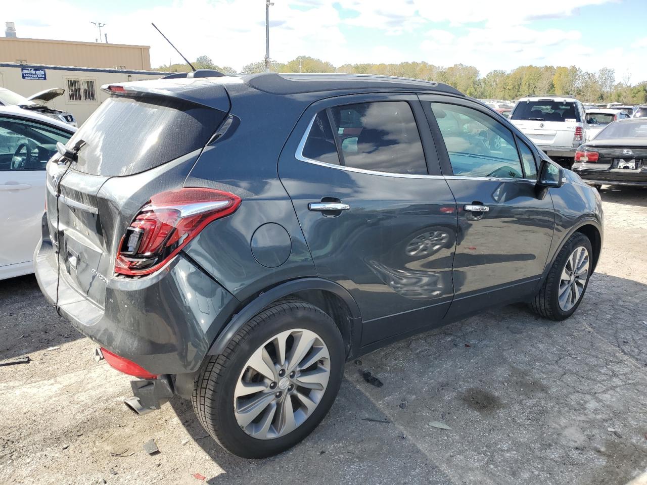 2018 Buick Encore VIN KL4CJASB1JB704061 Copart auction photo, rear end damage thumbnail 3