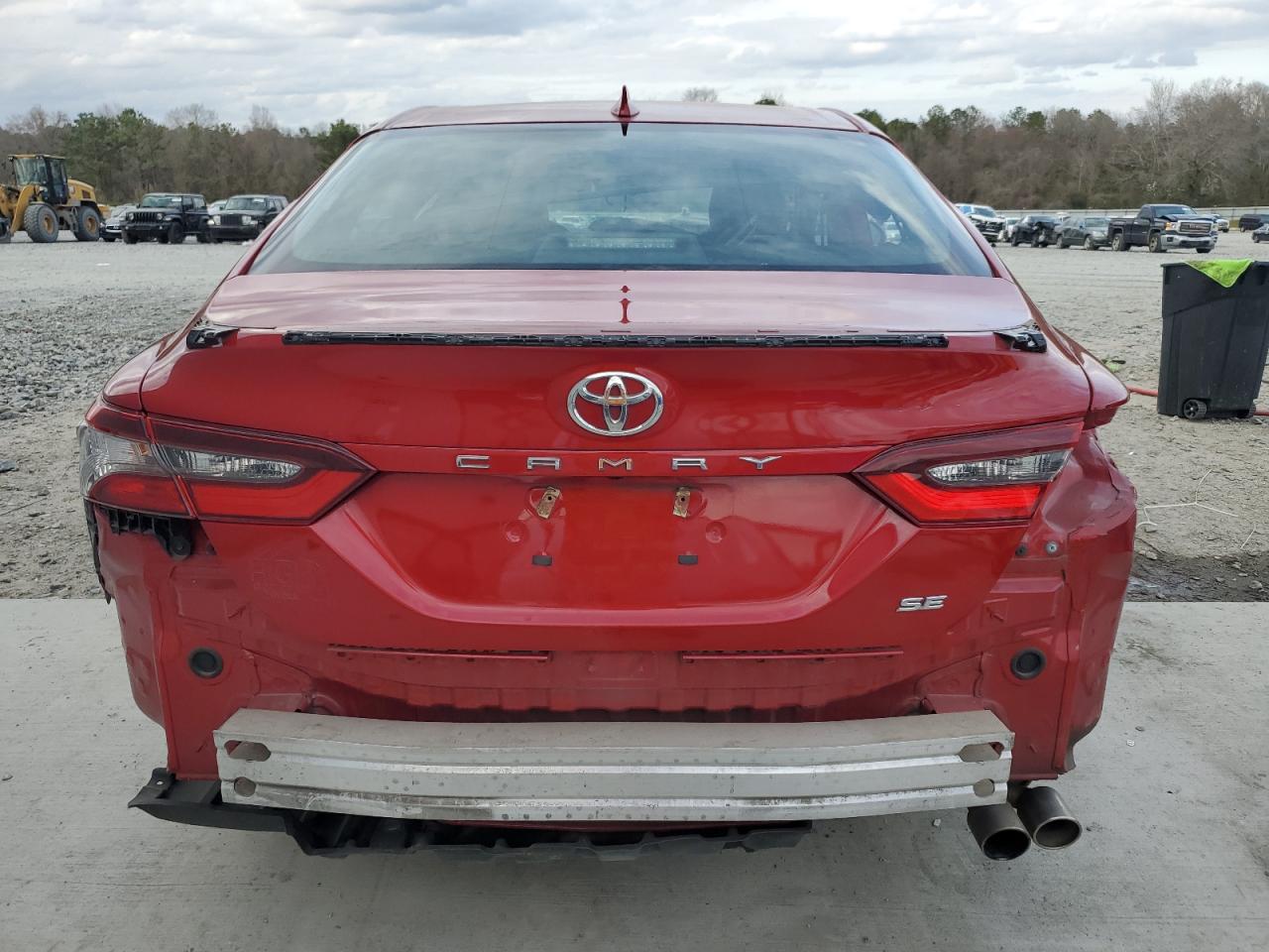 2022 Toyota Camry VIN 4T1G11AKXNU039899 Copart auction photo, rear end / side damage thumbnail 6