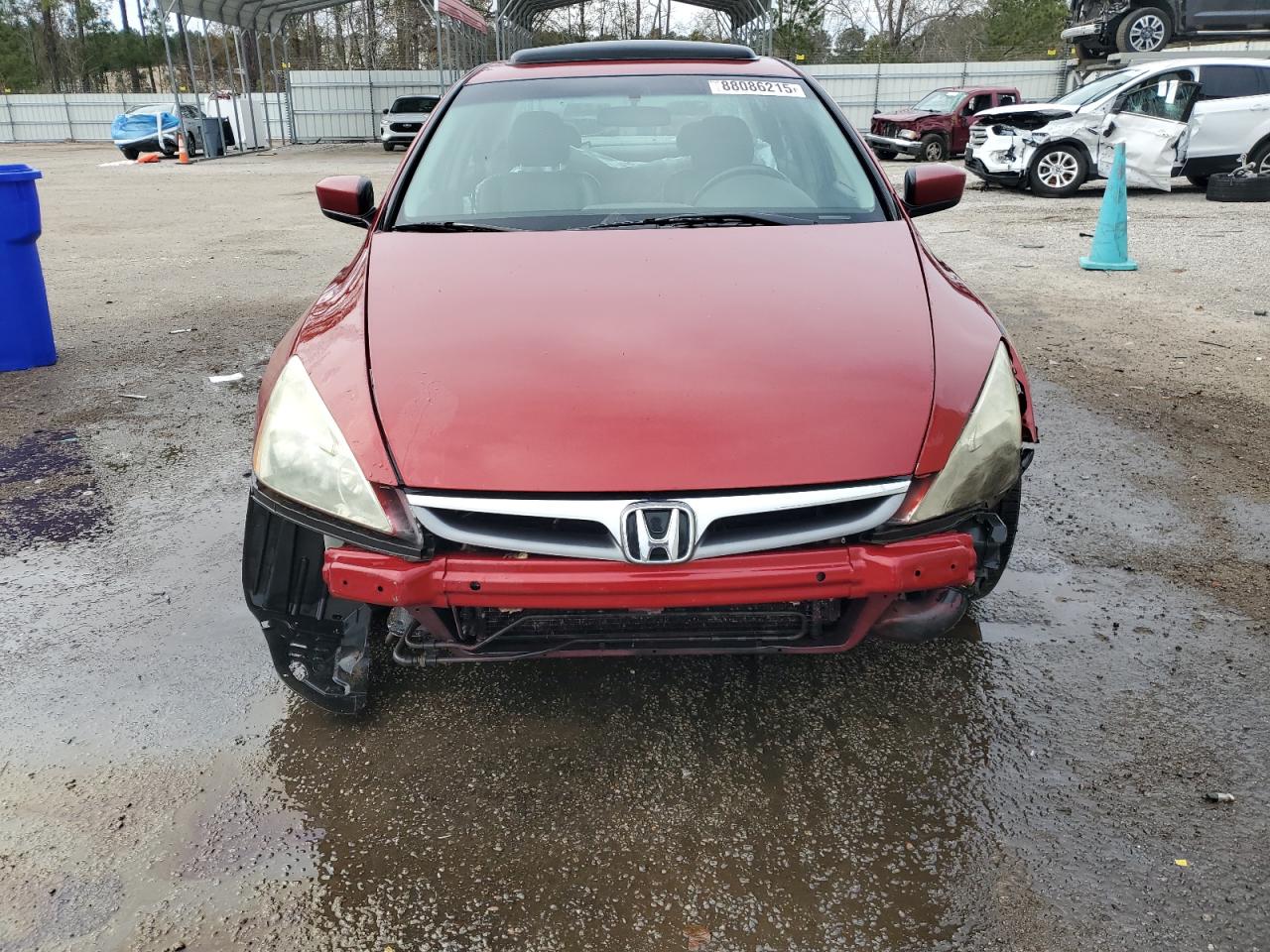 2007 Honda Accord VIN 1HGCM66547A036769 Copart auction photo, front end damage thumbnail 5