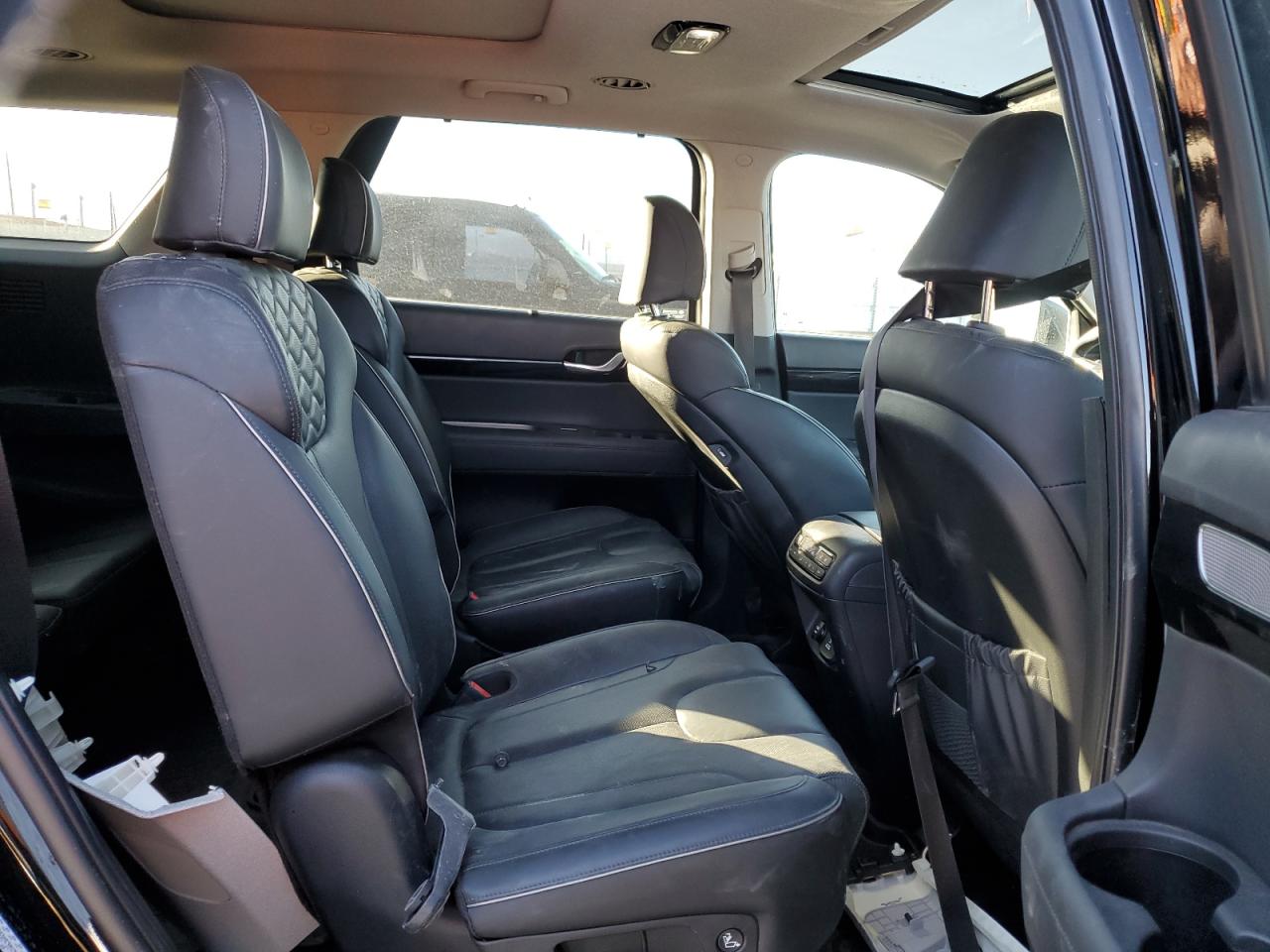 2022 Hyundai Palisade VIN KM8R5DHE9NU381553 Copart auction photo, front end / side damage thumbnail 11