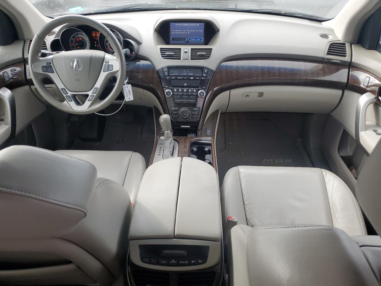 2011 Acura MDX VIN 2HNYD2H6XBH536443 Copart auction photo, front end / side damage thumbnail 8