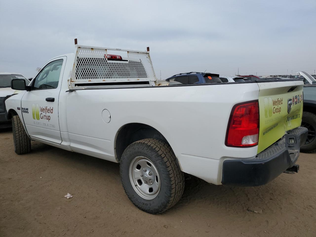 2017 RAM 1500 VIN 3C6JR7DT5HG669192 Copart auction photo, all over damage thumbnail 2