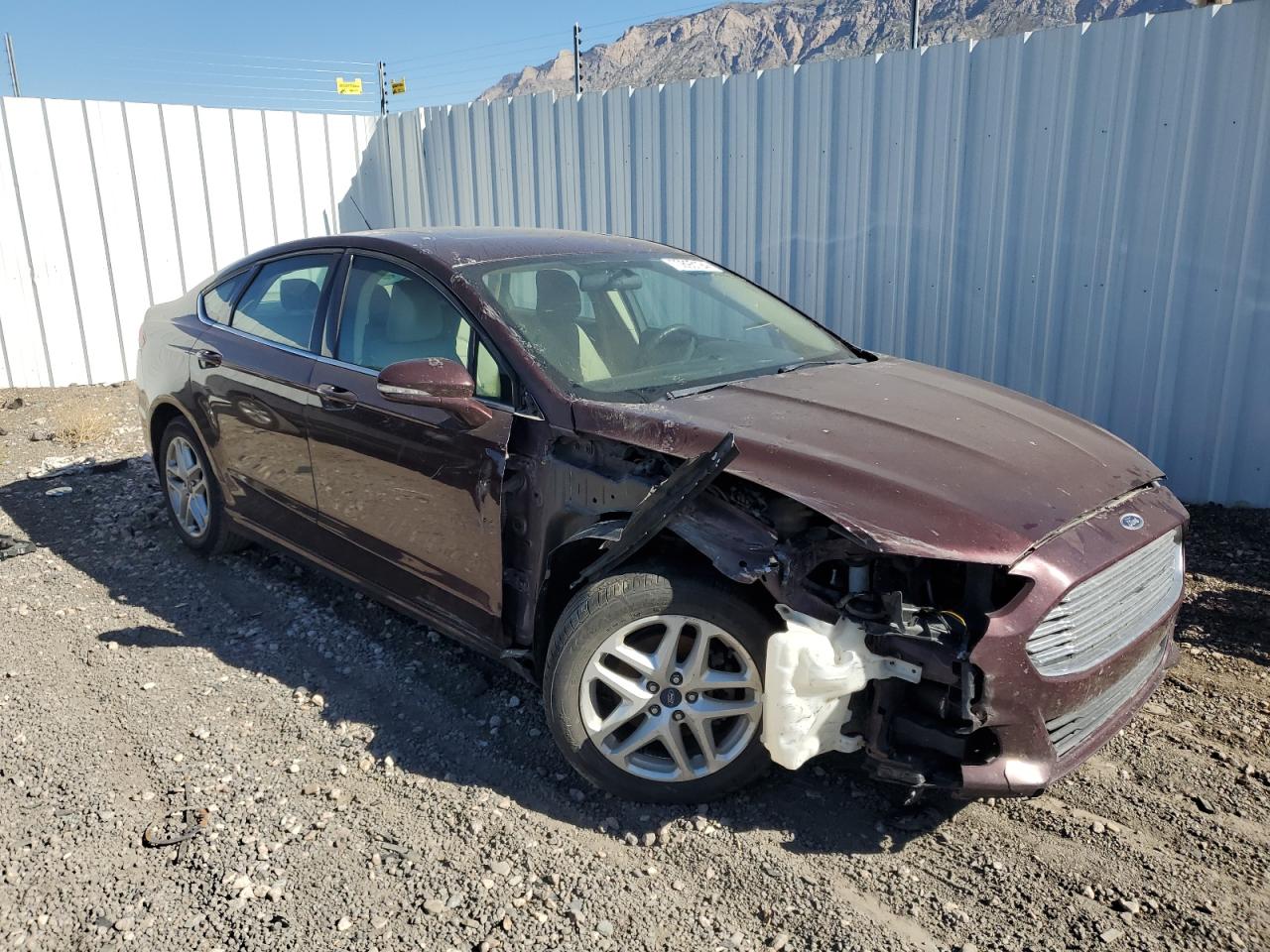 2013 Ford Fusion VIN 3FA6P0HR2DR350878 Copart auction photo, front end damage thumbnail 4