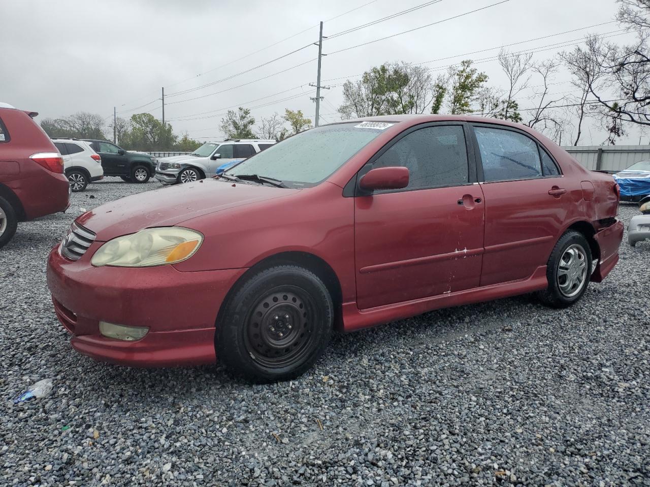 2003 Toyota Corolla VIN 1NXBR32E63Z038737