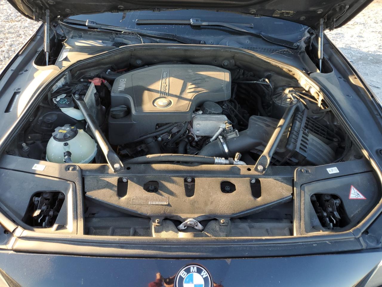 2014 BMW 5er VIN WBA5A5C55ED507058 Copart auction photo, side damage thumbnail 12