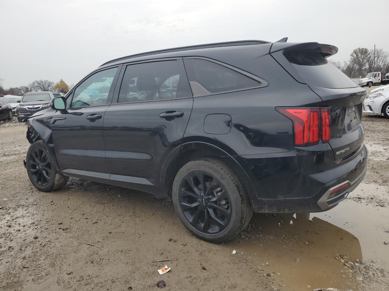 2023 KIA Sorento VIN 5XYRKDLFXPG191679 Copart auction photo, front end damage thumbnail 2