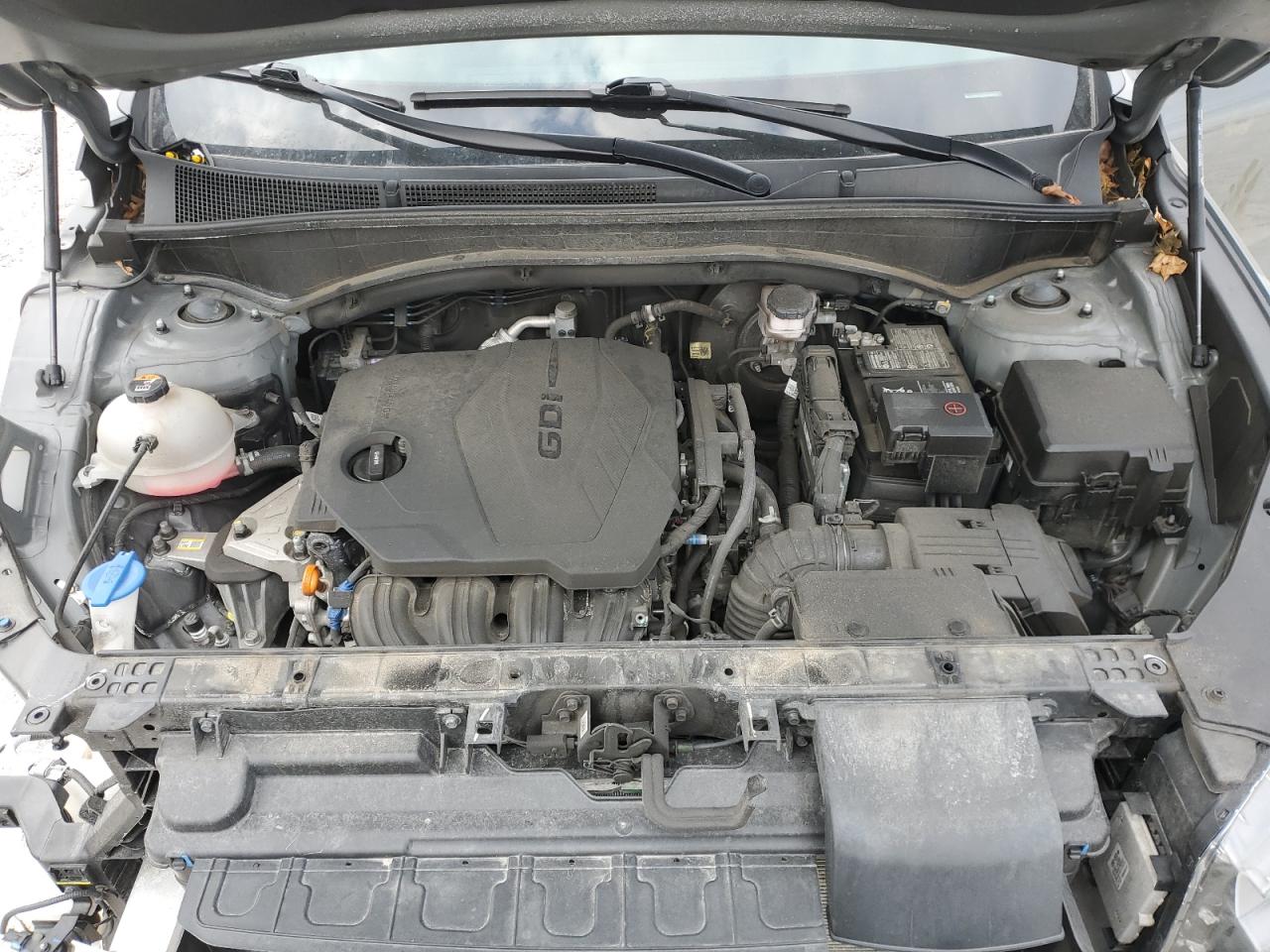 2023 Hyundai Santa Fe VIN 5NMS6DAJ6PH498902 Copart auction photo, front end / side damage thumbnail 12