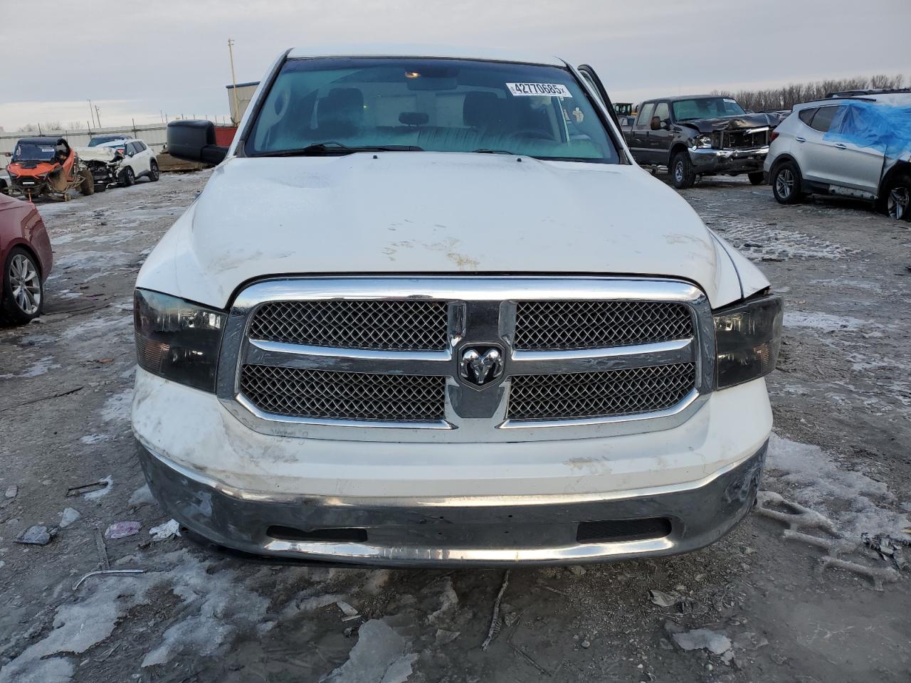 2017 RAM 1500 VIN 1C6RR7LT2HS792056 Copart auction photo, side / front end damage thumbnail 5