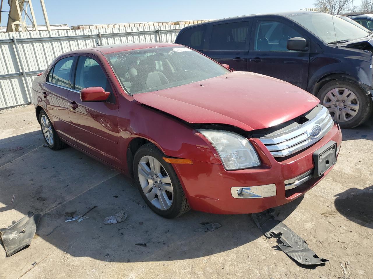 2008 Ford Fusion VIN 3FAHP08108R221949 Copart auction photo, front end damage thumbnail 4