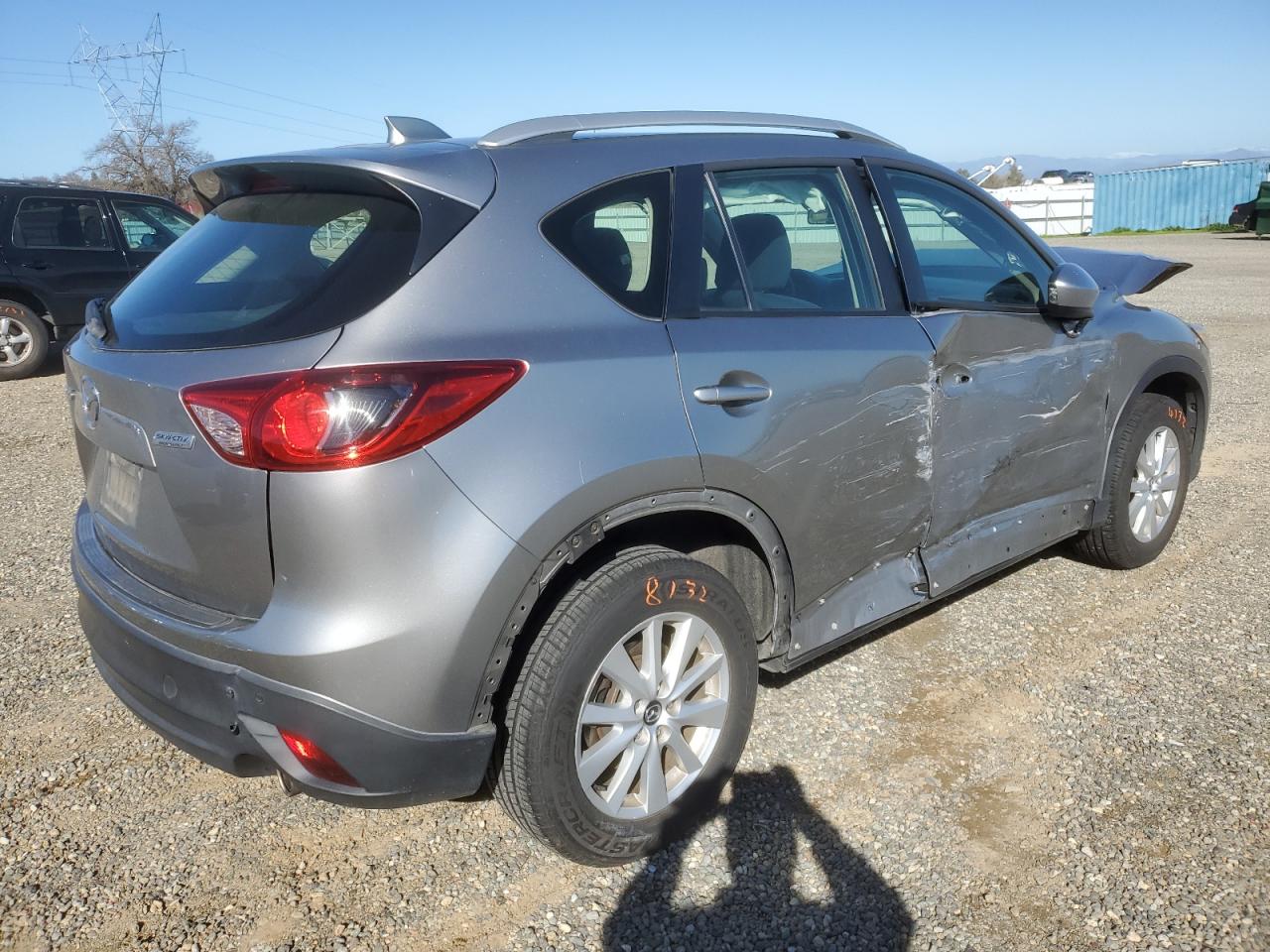 2014 Mazda CX-5 VIN JM3KE2BE1E0350718 Copart auction photo, front end / side damage thumbnail 3