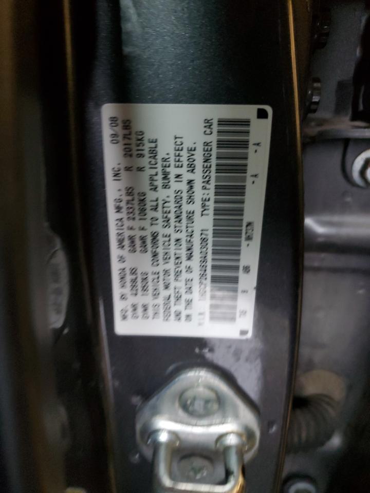 2009 Honda Accord VIN 1HGCP26469A030871 Copart auction photo, front end damage thumbnail 13