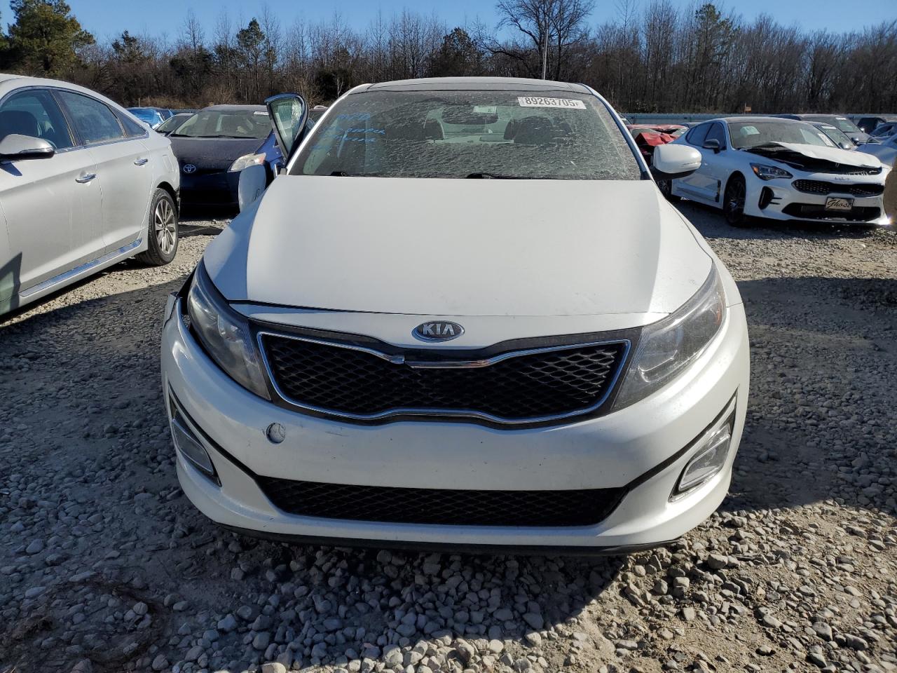 2014 KIA Optima VIN 5XXGN4A72EG348133 Copart auction photo, side / all over damage thumbnail 5