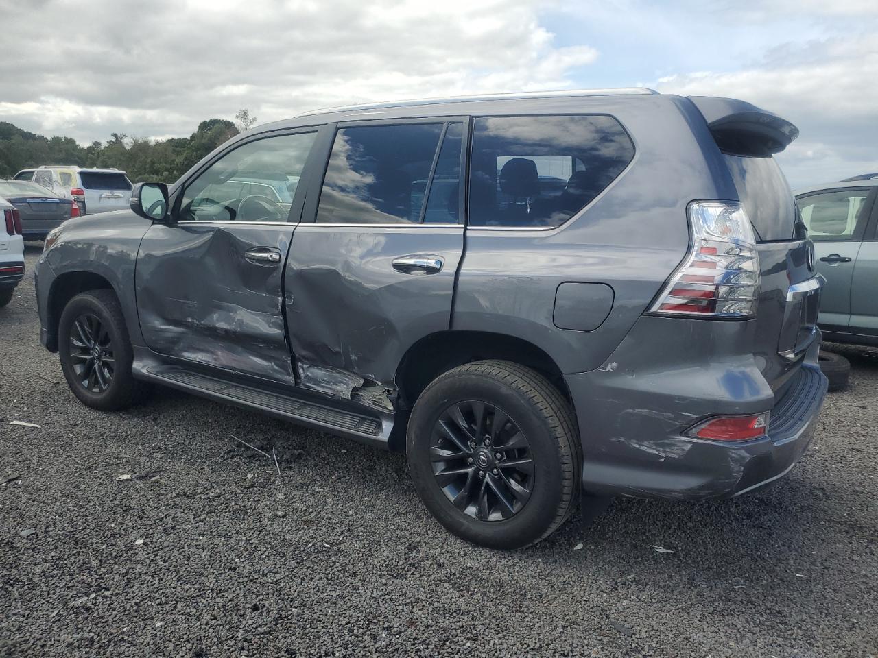 2021 Lexus GX VIN JTJAM7BX4M5268986 Copart auction photo, side / minor dent/scratches damage thumbnail 2