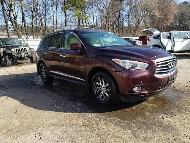 2013 Infiniti JX VIN 5N1AL0MM8DC323544 Copart auction photo, rear end damage thumbnail 14