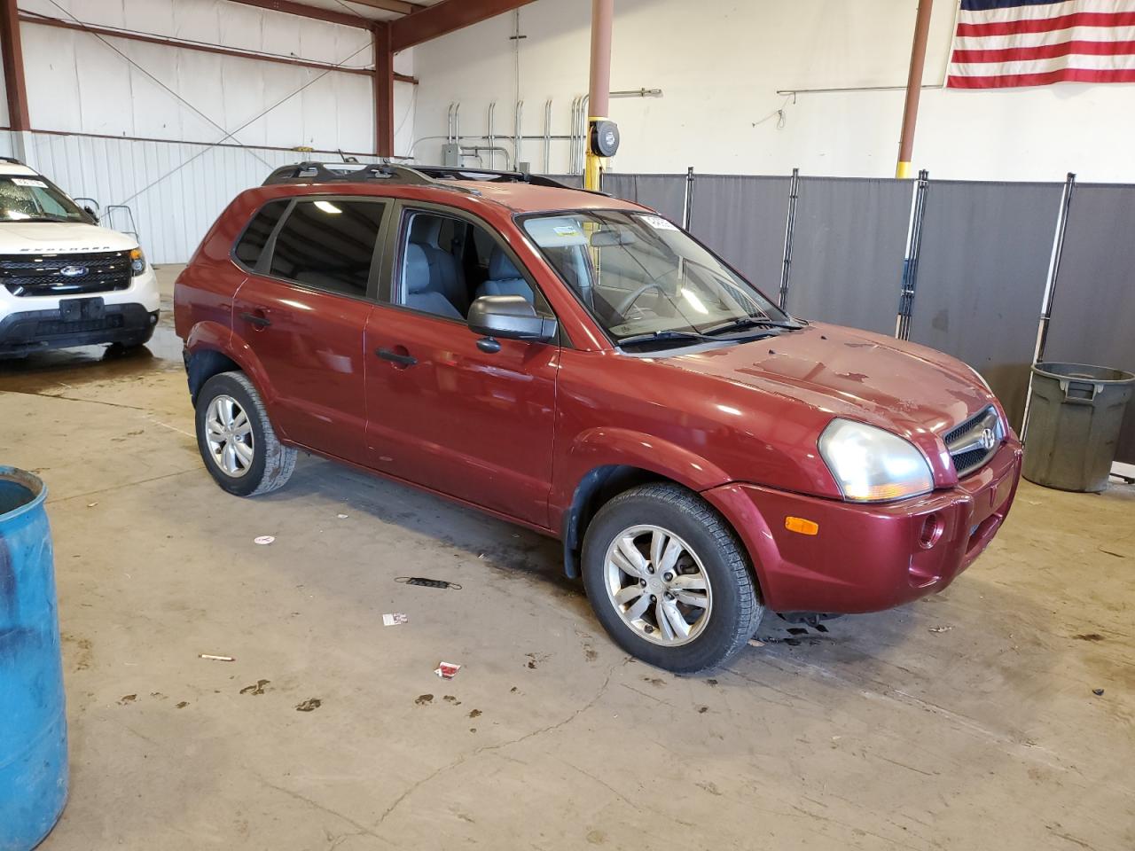 2009 Hyundai Tucson VIN KM8JM12B69U034698 Copart auction photo, rear end damage thumbnail 4