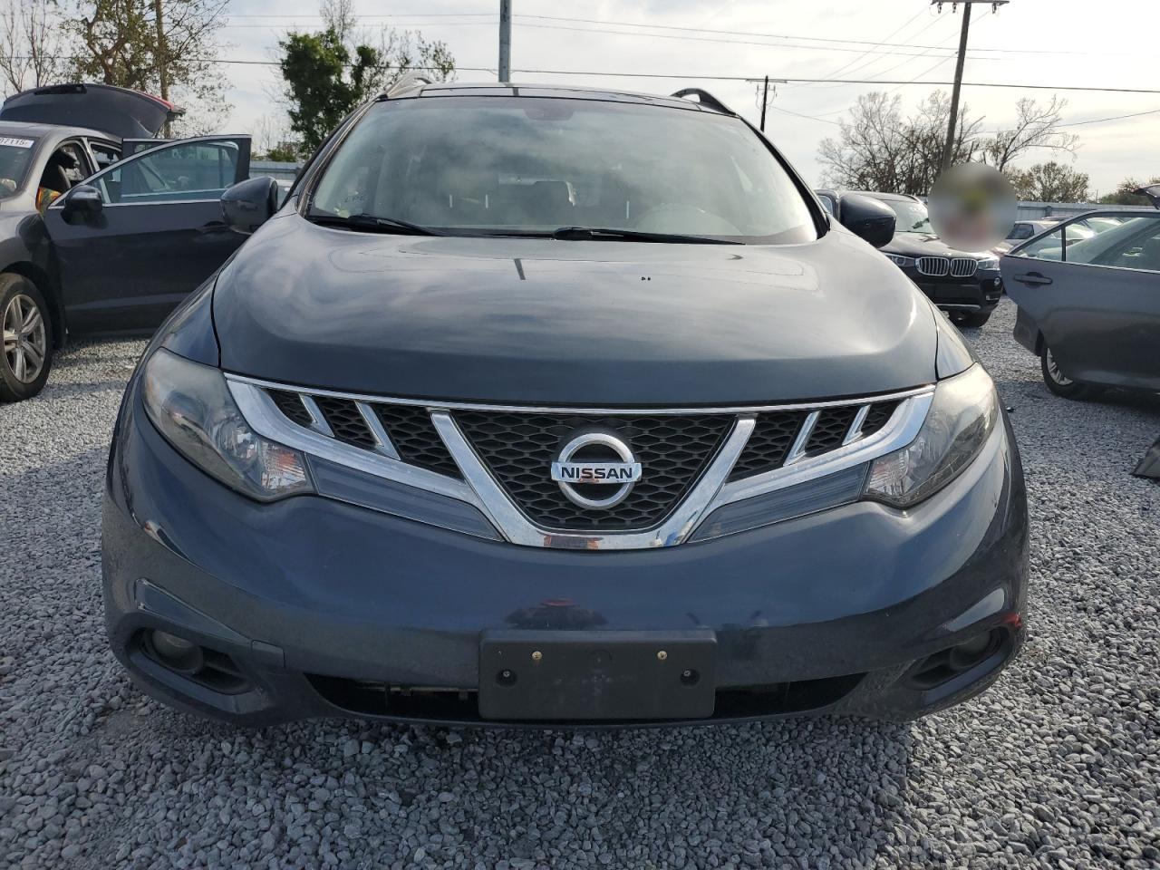 2014 Nissan Murano VIN JN8AZ1MW5EW511792 Copart auction photo, side / rear end damage thumbnail 5