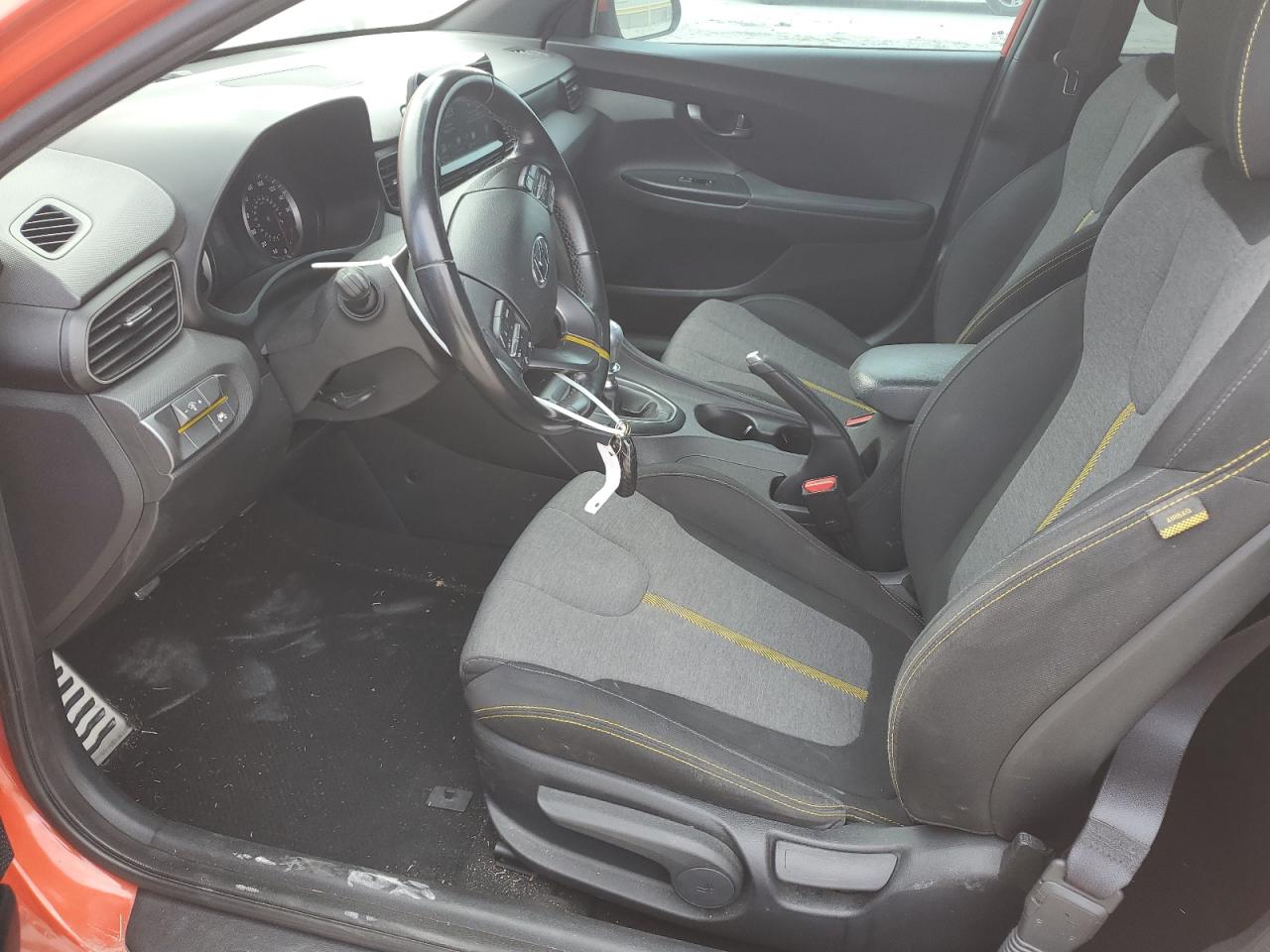2019 Hyundai Veloster VIN KMHTH6AB6KU007275 Copart auction photo, hail / minor dent/scratches damage thumbnail 7
