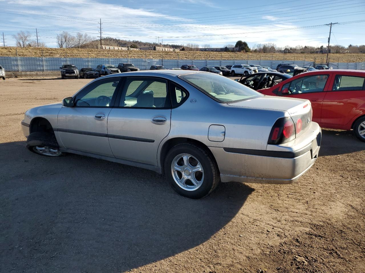 2005 Chevrolet Impala VIN 2G1WF52EX59251189 Copart auction photo, undercarriage / rear end damage thumbnail 2