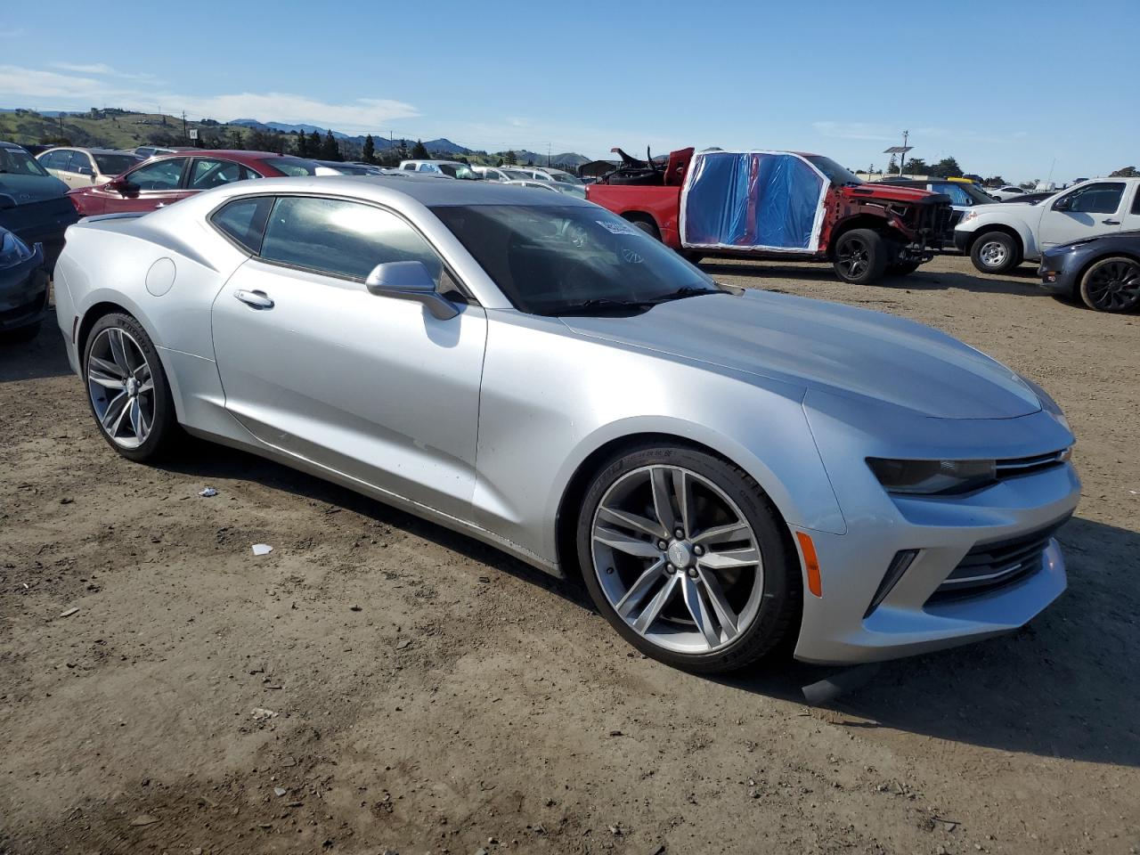 2018 Chevrolet Camaro VIN 1G1FB1RS8J0123165 Copart auction photo, rear end / undercarriage damage thumbnail 4