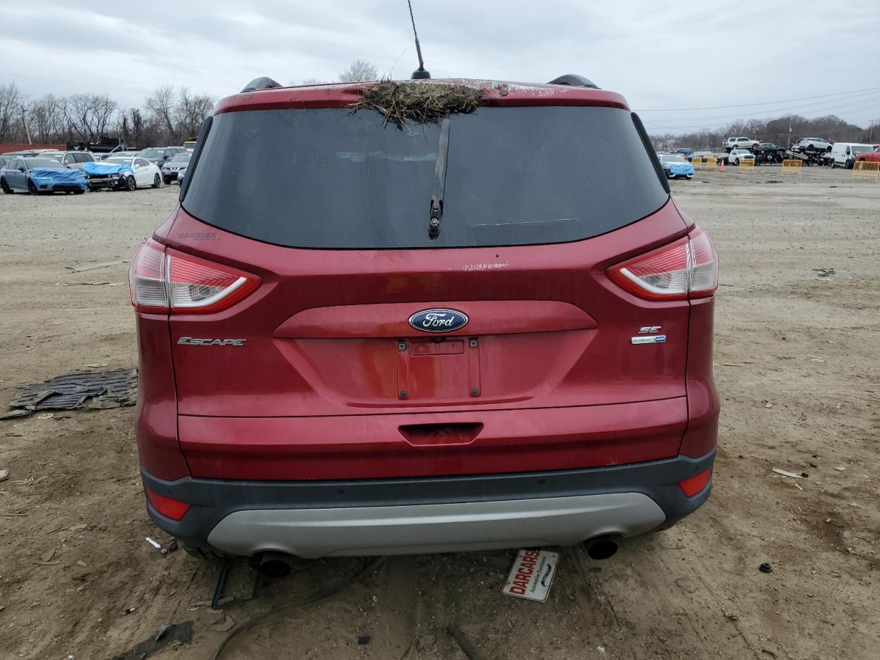2016 Ford Escape VIN 1FMCU9GX8GUB50543 Copart auction photo, rollover / minor dent/scratches damage thumbnail 6