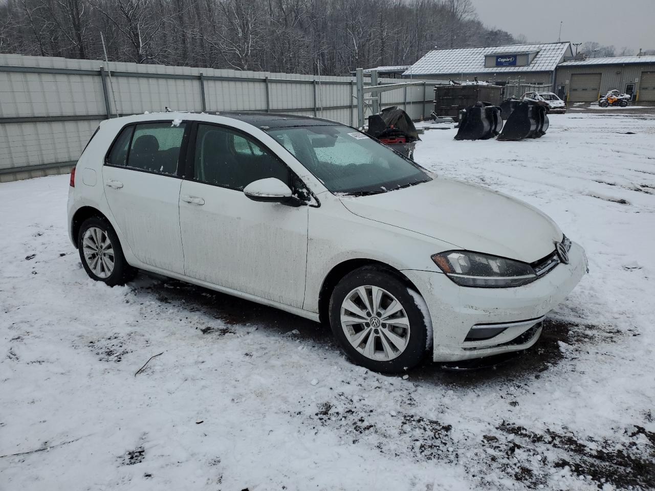 2019 Volkswagen Golf VIN 3VWG57AU7KM025422 Copart auction photo, front end / mechanical damage thumbnail 4