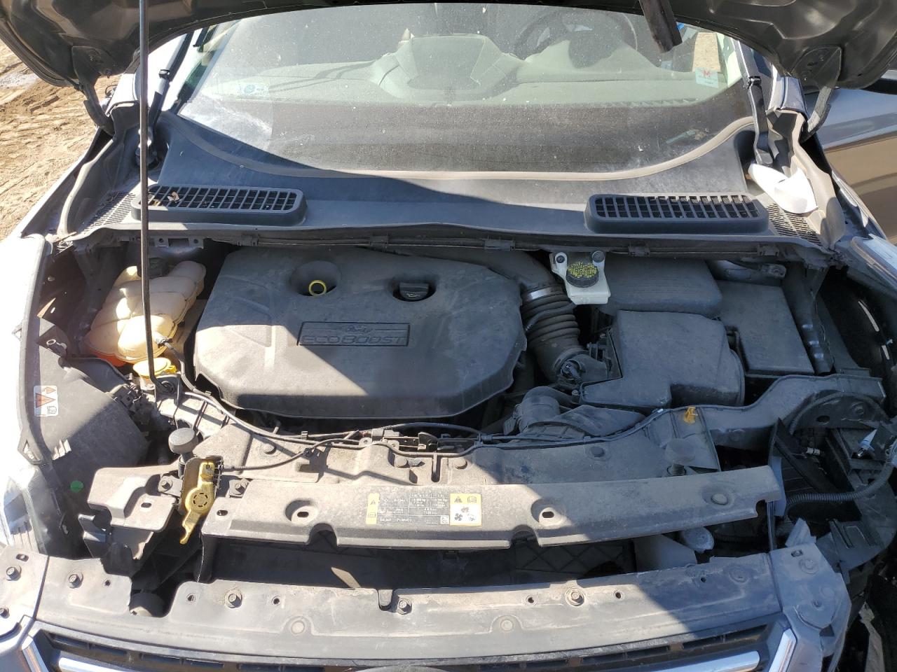 2014 Ford Escape VIN 1FMCU9J94EUB48277 Copart auction photo, all over damage thumbnail 13