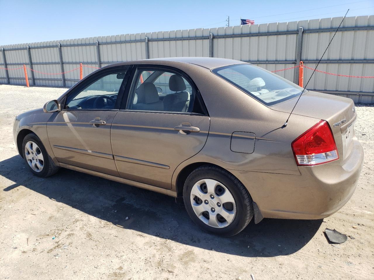 2009 KIA Spectra VIN KNAFE221095615271 Copart auction photo, front end damage thumbnail 2