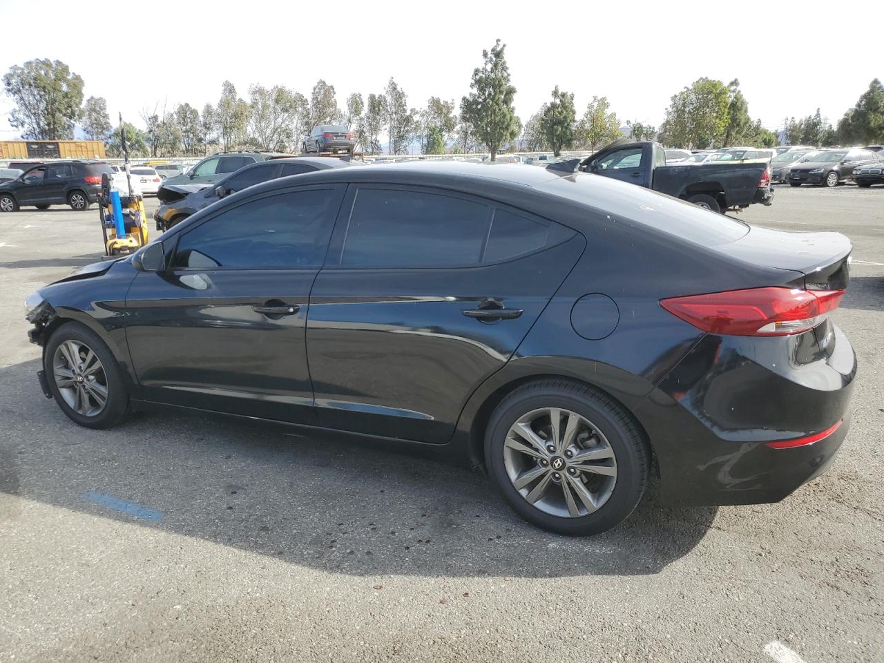 2018 Hyundai Elantra VIN 5NPD84LF0JH246293 Copart auction photo, front end damage thumbnail 2