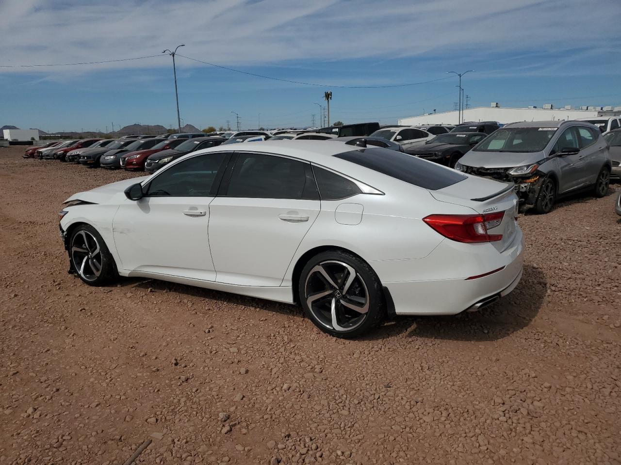 2022 Honda Accord VIN 1HGCV1F43NA120313 Copart auction photo, front end damage thumbnail 2