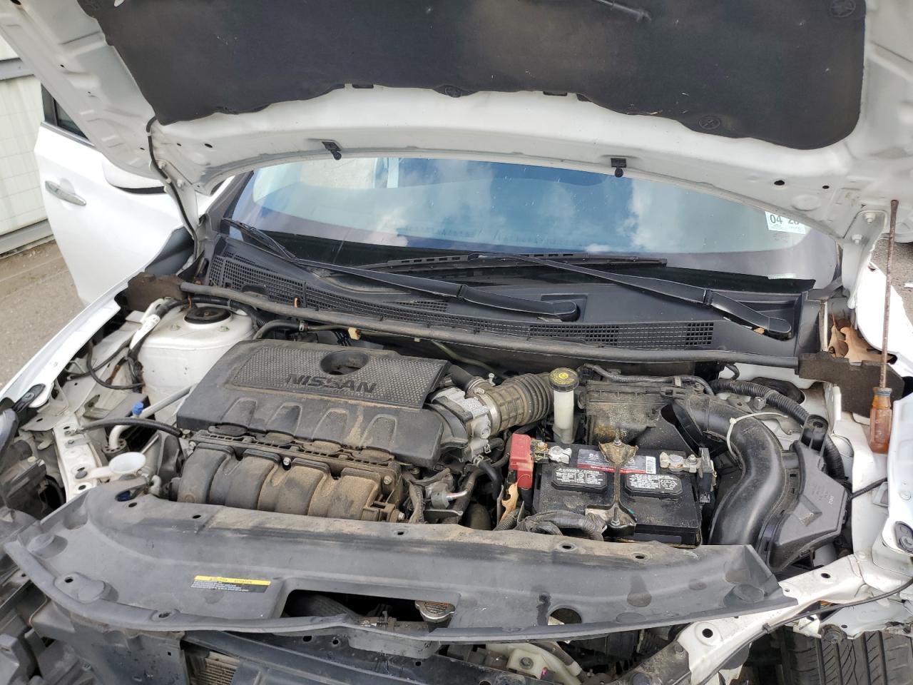 2019 Nissan Sentra VIN 3N1AB7AP9KY206447 Copart auction photo, front end / minor dent/scratches damage thumbnail 11