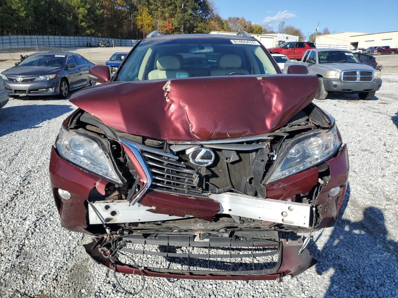 2015 Lexus RX VIN 2T2ZK1BA4FC150748 Copart auction photo, front end damage thumbnail 5