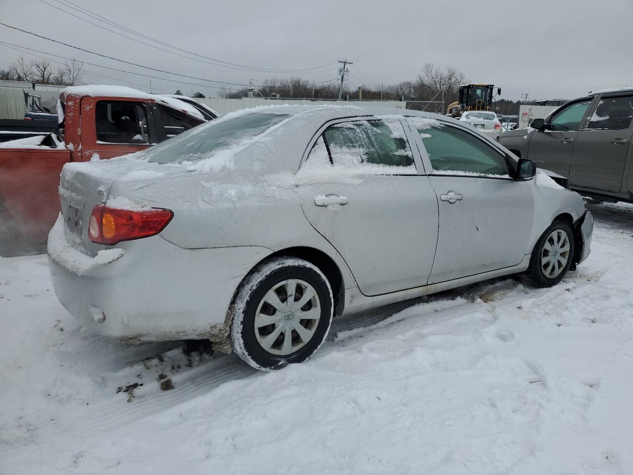 2009 Toyota Corolla VIN JTDBL40E799091926 Copart auction photo, front end / side damage thumbnail 3