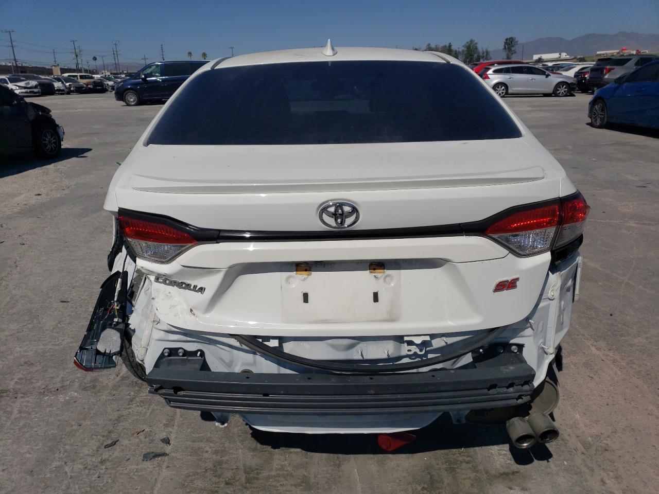 2020 Toyota Corolla VIN JTDS4RCE6LJ018056 Copart auction photo, rear end / front end damage thumbnail 6
