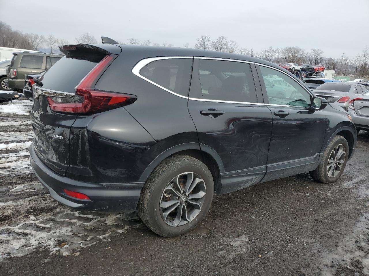 2022 Honda CR-V VIN 7FARW2H8XNE033497 Copart auction photo, missing/altered vin damage thumbnail 3
