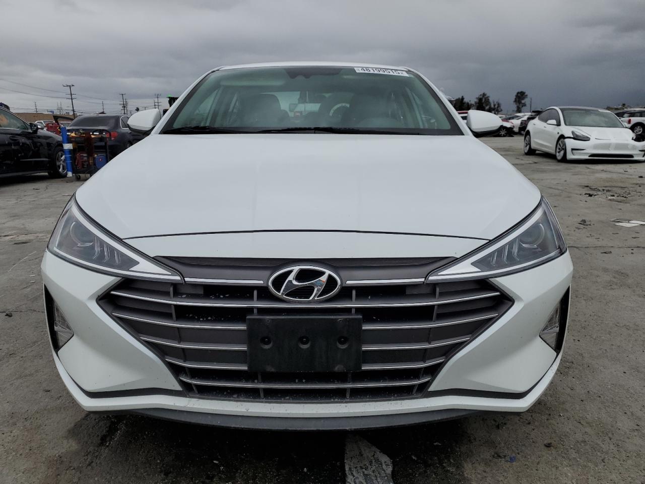 2019 Hyundai Elantra VIN 5NPD84LF4KH424899 Copart auction photo, side / rear end damage thumbnail 5