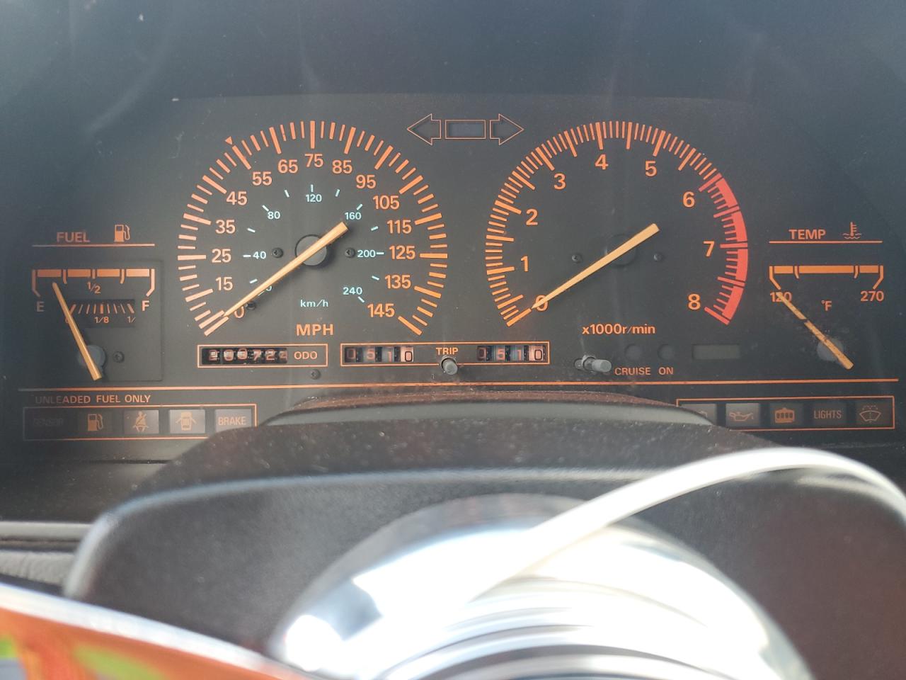 1986 Nissan 300ZX VIN JN1HZ14S3GX148058 Copart auction photo, water/flood damage thumbnail 9