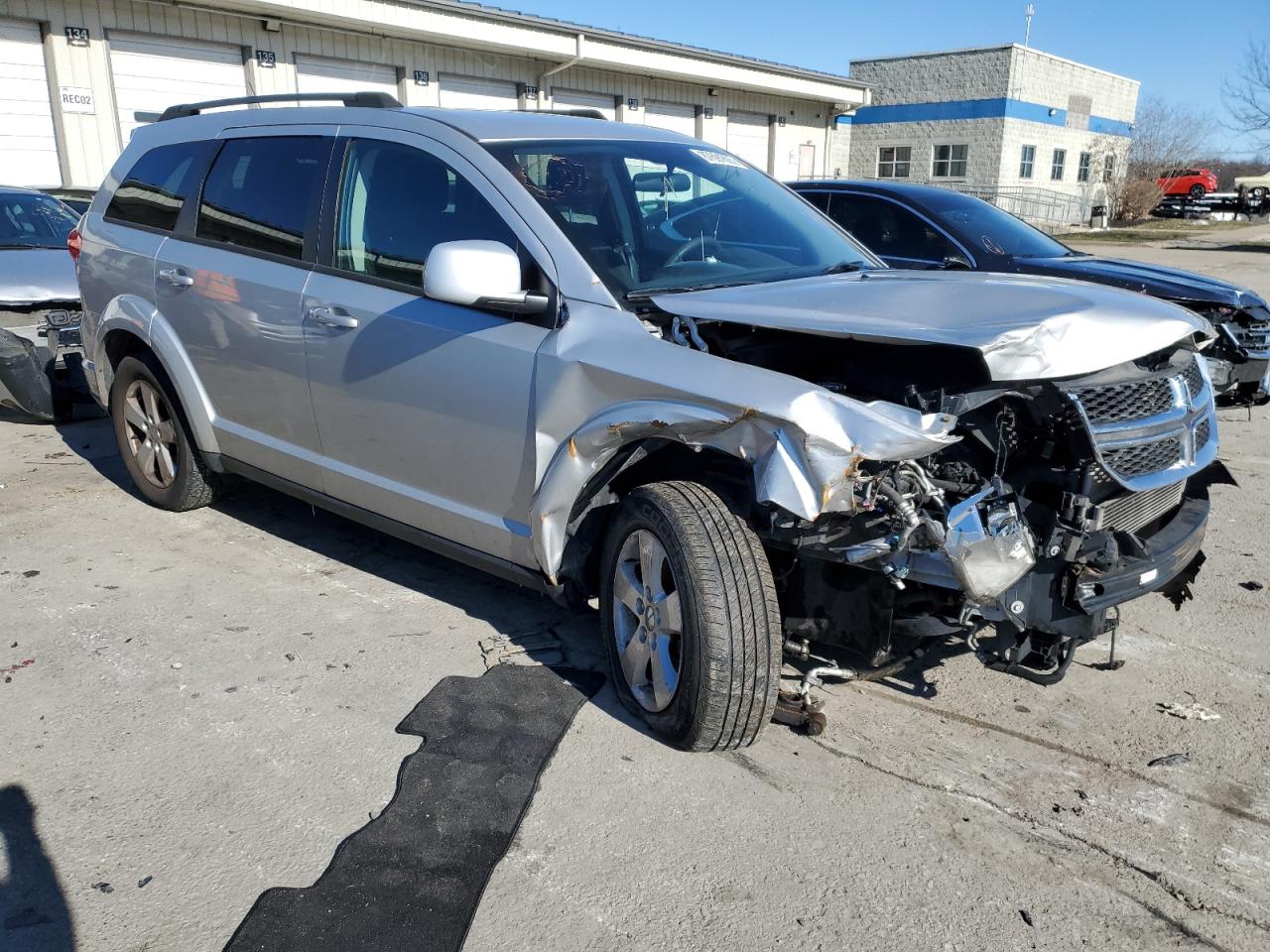 2012 Dodge Journey VIN 3C4PDCBG8CT202199 Copart auction photo, front end / undercarriage damage thumbnail 4