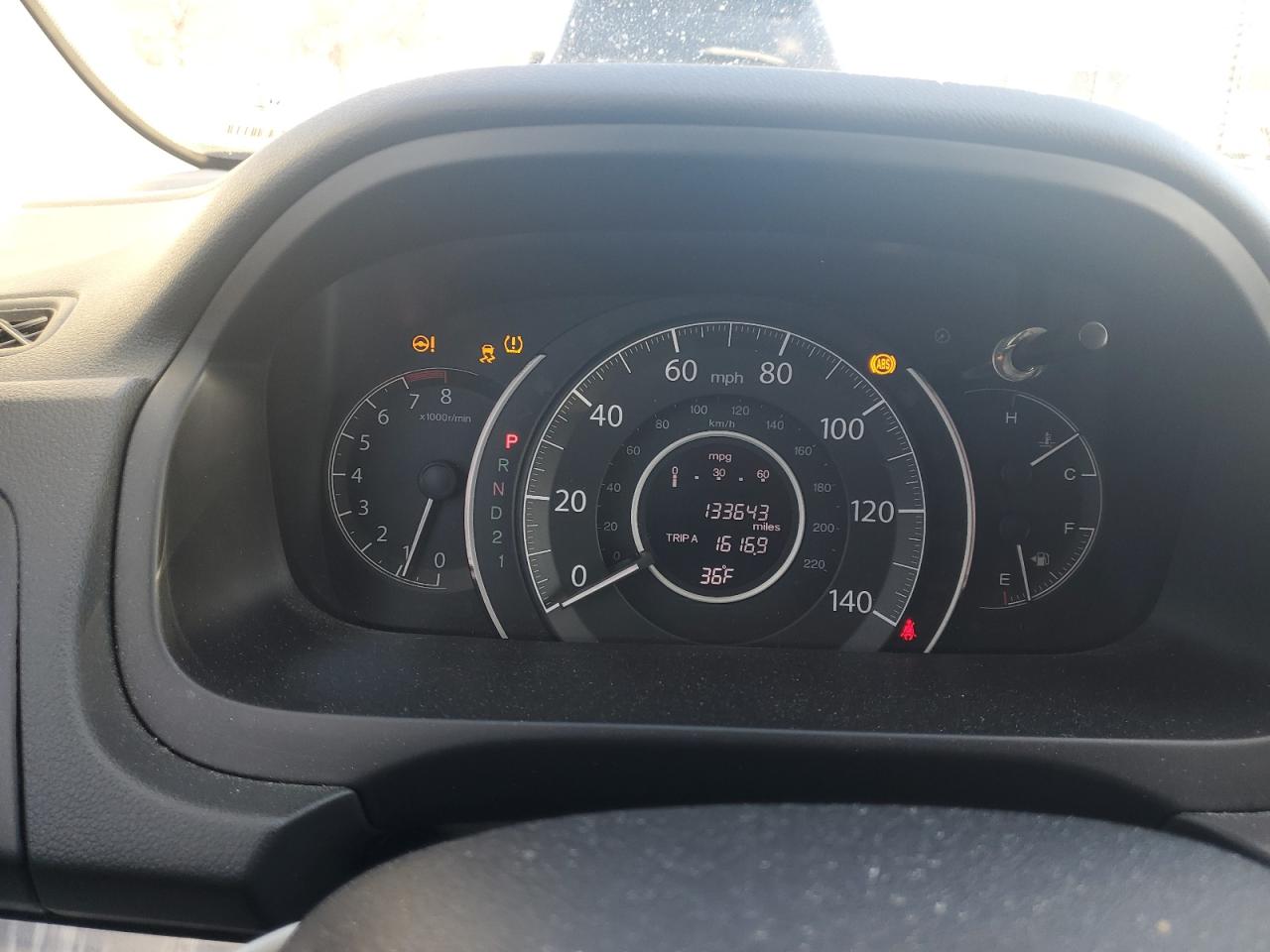 2014 Honda CR-V VIN 2HKRM4H7XEH685719 Copart auction photo, front end damage thumbnail 9