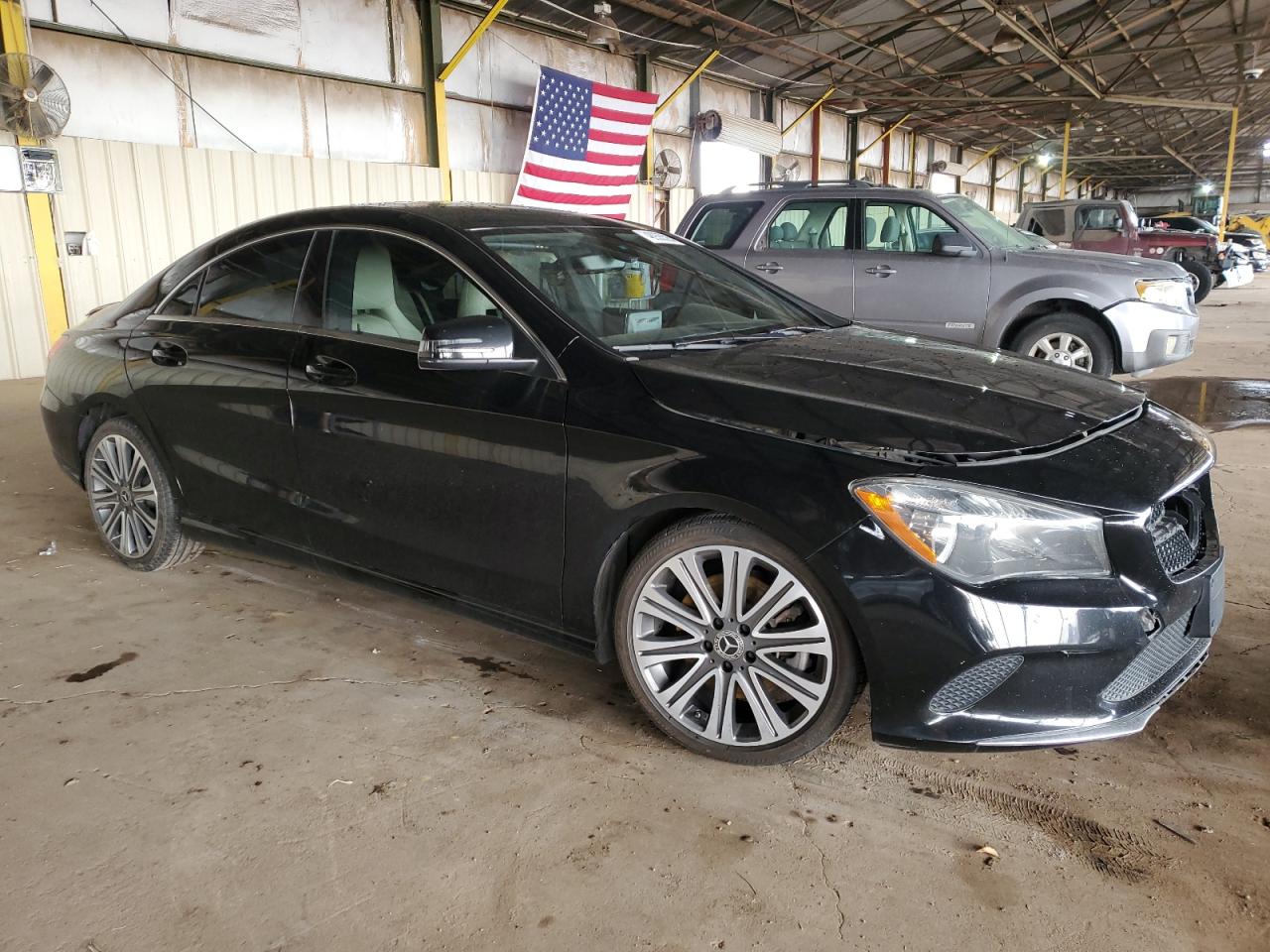 2018 Mercedes-Benz CLA-klasse VIN WDDSJ4EB3JN626725 Copart auction photo, front end damage thumbnail 4