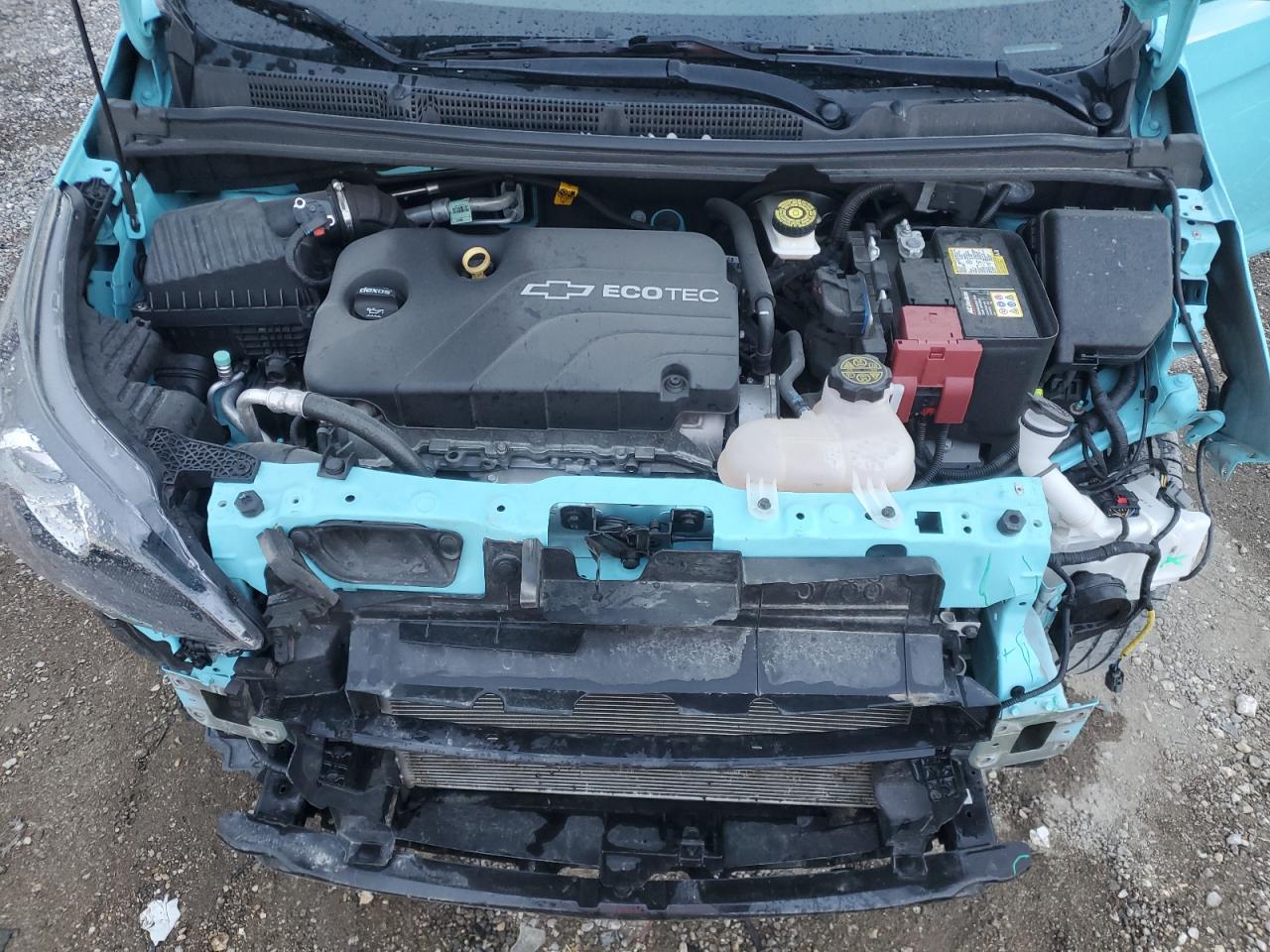 2021 Chevrolet Spark VIN KL8CB6SA2MC740212 Copart auction photo, front end / side damage thumbnail 11