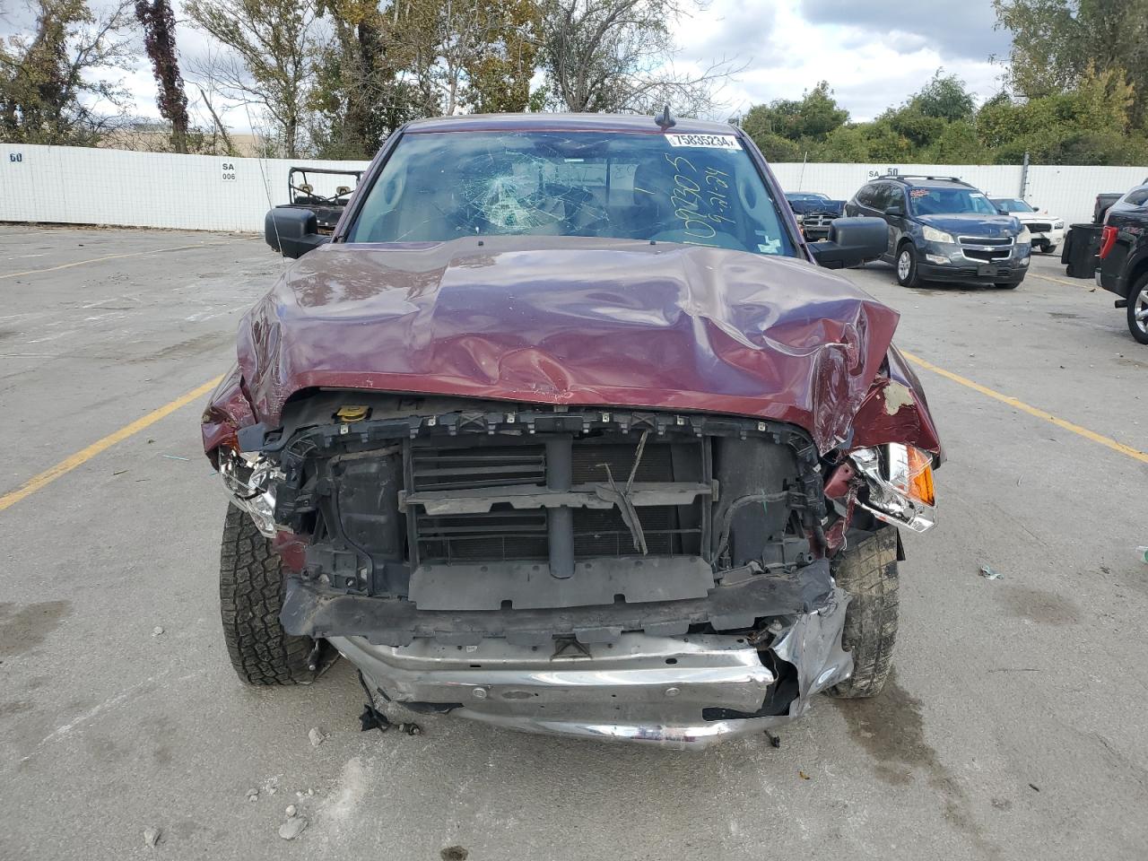 2016 RAM 1500 VIN 3C6RR7LT4GG263021 Copart auction photo, front end / rear end damage thumbnail 5
