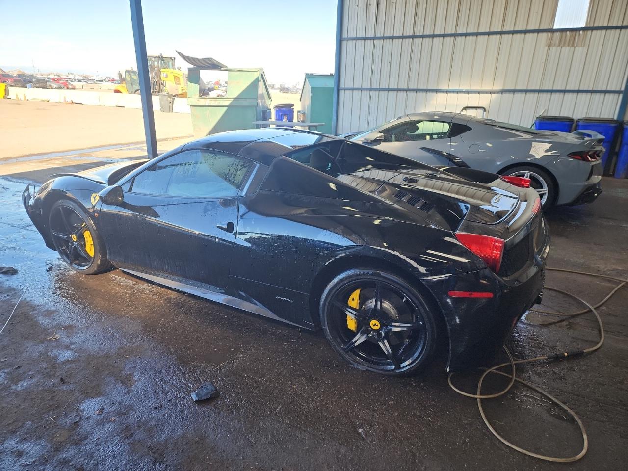 2013 Ferrari 458 VIN ZFF68NHA9D0194046 Copart auction photo, front end / rear end damage thumbnail 2