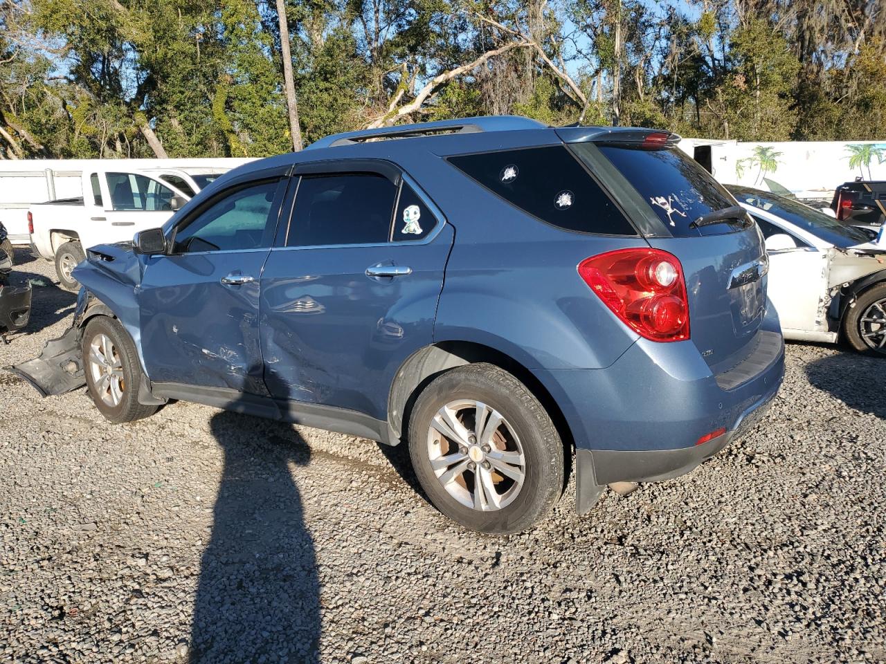 2011 Chevrolet Equinox VIN 2CNFLGEC5B6446728 Copart auction photo, front end / side damage thumbnail 2