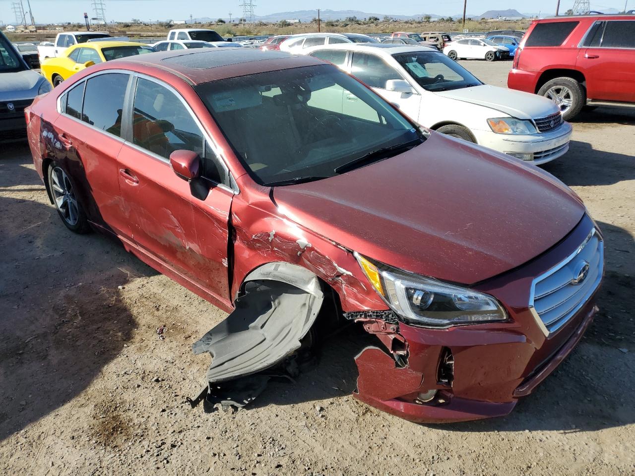 2017 Subaru Legacy VIN 4S3BNAN68H3051463 Copart auction photo, undercarriage / all over damage thumbnail 4